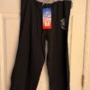 GK â€œGYMNASTICS TEAM USAâ€ ADULT LARGE BLACK COTTON CAPRI GRAY DRAWSTRING WAIST - Image 2