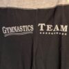 GK â€œGYMNASTICS TEAM USAâ€ ADULT LARGE BLACK COTTON CAPRI GRAY DRAWSTRING WAIST - Image 5