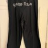 GK â€œGYMNASTICS TEAM USAâ€ ADULT LARGE BLACK COTTON CAPRI GRAY DRAWSTRING WAIST - Image 7