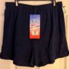 GK COOL & FUN "GYMNAST" APPLIQUE ADULT MEDIUM NAVY COTTON  BOXER SHORTS SZ M - Image 4