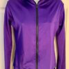 GK WARM UP JACKET ADULT SMALL PURPLE NYLON/SPANDEX ZIP FRONT GYM DANCE CHEER S