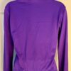 GK WARM UP JACKET ADULT SMALL PURPLE NYLON/SPANDEX ZIP FRONT GYM DANCE CHEER S - Image 3