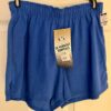 GK CHEER BLUE COTTON SHORTS SIZE ADULT MEDIUM SILVER â€œCHEER DIVAâ€ GRAPHIC BOXERS - Image 2