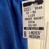 GK CHEER BLUE COTTON SHORTS SIZE ADULT MEDIUM SILVER â€œCHEER DIVAâ€ GRAPHIC BOXERS - Image 4