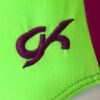 GK LUCKY LIME N/S ADULT X-SMALL FOIL SEQUINZ GYMNASTIC DANCE TANK LEOTARD AXS - Image 5