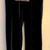 GK DANCE JAZZ GIRLS MEDIUM BLACK VELVET CUFFED DRESS PERFORMANCE PANTS SZ M NWT! - Image 4