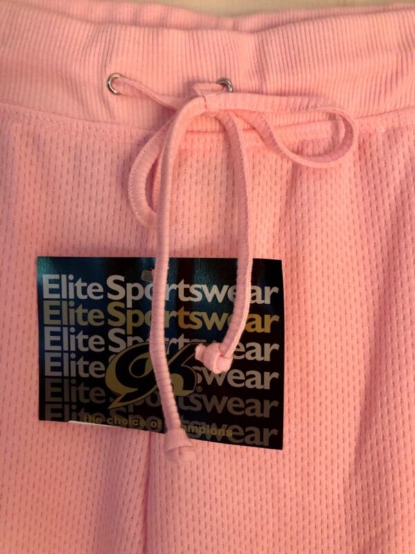 GK PINK WARM UP JUNIOR SMALL COTTON GYMNASTS CHEER FITTED SPORT PANTS Sz JR S - Image 3