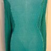 LIZ CLAIBORNE Green Women's Small Cotton Open-Knit Pullover Sweater SZ S EUC - Image 2
