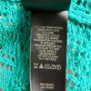 LIZ CLAIBORNE Green Women's Small Cotton Open-Knit Pullover Sweater SZ S EUC - Image 8