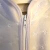 GK ICE SKATE ADULT SMALL WHITE FLEECE VELVET EYELET EMBROIDERED ZIP JACKET SZ S - Image 5