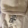 GK ICE SKATE ADULT SMALL WHITE FLEECE VELVET EYELET EMBROIDERED ZIP JACKET SZ S - Image 7