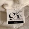 GK ICE SKATE ADULT SMALL WHITE FLEECE VELVET EYELET EMBROIDERED ZIP JACKET SZ S - Image 8