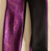 GK ICE SKATING/DANCE CHILD ONE SIZE ARM BAND BLACK MAGENTA FOIL W/ FINGER LOOP - Image 2