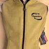 GK FLEECE VEST GIRLS SMALL "GYMNASTICS" AVALANCHE PERFORM WEAR FAUX FUR GREEN S