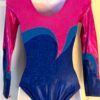 GK LONG SLEEVE LADIES SMALL BERRY OCEAN FOIL N/S DANCE LEOTARD Sz AS NWT! - Image 4