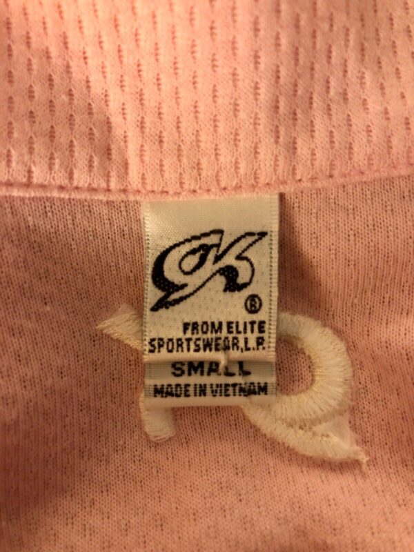 GK SPORT WARM UP JACKET JUNIOR SMALL PINK COTTON/POLY RELAX FIT Sz JR S 5-7 NWT! - Image 8