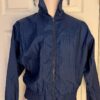 GK WARM UP JACKET UNISEX ADULT SMALL NAVY CRINKLE NYLON GYMNASTIC CHEER OUTDO0RS