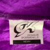 GK WARM UP JACKET ADULT  MEDIUM PURPLE CRINKLE NYLON GYMNASTIC CHEER OUTDO0RS M - Image 5