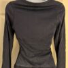 GK ELITE ADULT SMALL LgS FAUX 2-LAYER NAVY COTON HOLOGRAM HEART T-SHIRT Sz S - Image 5