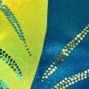 GK LIME/TURQUOISE ADULT X-SMALL MYSTIQUE SEQUINZ GYMNASTICS TANK LEOTARD AXS - Image 2