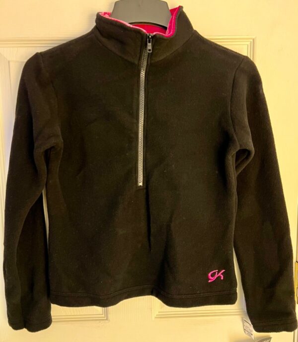 GK FLEECE JACKET LADIES X-SMALL  LgSLV HALF FRONT ZIP PULLOVER DANCE SKATE XS - Image 7