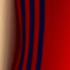 ADIDAS RED NYLON BLUE STRIPES GK GYMNASTICS DANCE LEOTARD Sz AL - Image 4