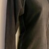 GK MICROFLEECE SKATE JACKET ADULT SMALL BLACK RAGLAN SLV CONTRAST STITCH ZIP S - Image 2