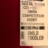 GK COMPETITION SHIRT SINGLET CHILD TODDLER BURGUNDY N/S TRAD LEG CUT Sz CT NWT! - Image 3