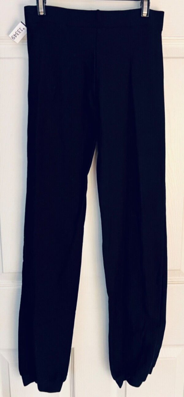 GK ELITE DANCE JAZZ LADIES SMALL BLACK COTTON SPANDEX CUFFED PANTS SZ S NWT! - Image 7