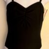 GK ELITE BLACK CHILD LARGE CAMISOLE COTTON/SPANDEX BALLET DANCE GYMNASTICS Sz CL