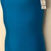 GK TOUSSE' SUIT BIKETARD GIRLS LARGE SLVLS BLUE NYLON/SPANDEX DANCE RUNNING Sz L - Image 3