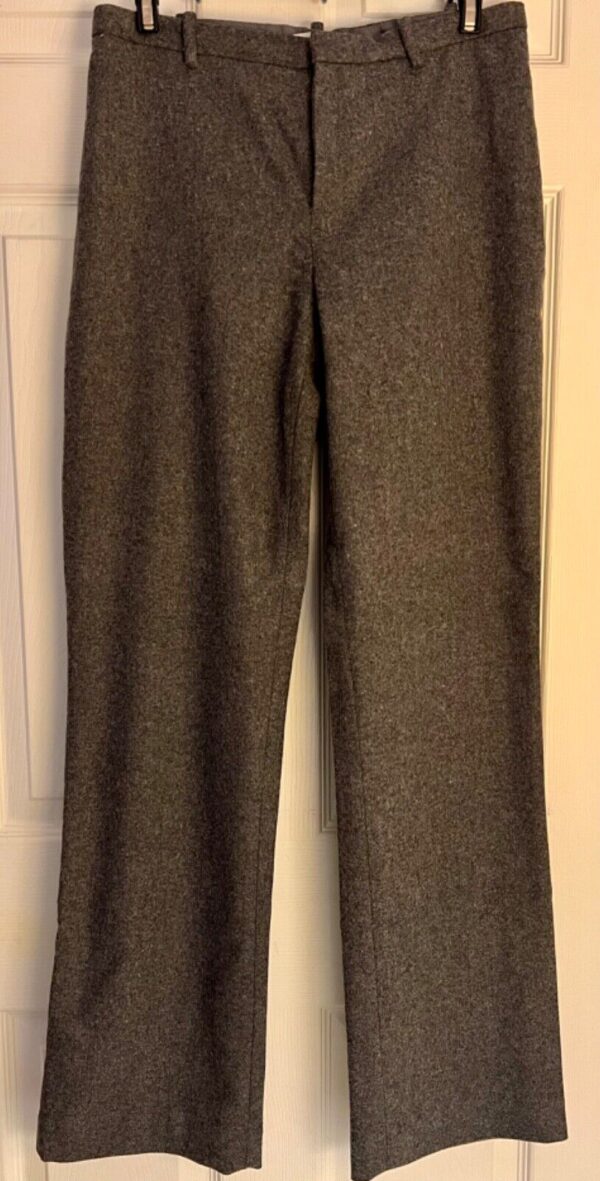 KENAR GRAY DRESS PANTS WOMENS SIZE 4 GRAY STRETCH WOOL BLEND FLARED LINED EUC!