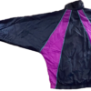 GK WARM UP ADULT LARGE CRINKLE NYLON NAVY PURPLE GREEN GYMNAST SPORT JACKET SZ L - Image 10