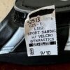 GK SPORTS SANDALS ADULT SHOE SIZE 9/10 BLACK & WHITE W/  PULL-OVER STRAP "GYM" - Image 4