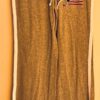 GK â€œCHEERâ€ GRAPHIC GIRLS MEDIUM GRAY COTTON ATHLETIC LOUNGE STRIPES PANTS Sz CM - Image 2