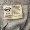 GK â€œCHEERâ€ GRAPHIC GIRLS MEDIUM GRAY COTTON ATHLETIC LOUNGE STRIPES PANTS Sz CM - Image 8