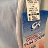 GK DANCE TANK TOP ADULT MEDIUM BLUE SURFER SPORT COTTON FLORAL GRAPHICS JA Sz AM - Image 5