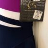 GK ICE FIGURE SKATE DRESS GIRLS MEDIUM SLVLS MICROFIBER ROYAL WHITE NAVY CM NWT! - Image 9