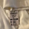 GK WHITE WARM UP JACKET ADULT SMALL L/S ZIP UP  BRUSH TRICOT SKATE GYMNASTICS S - Image 5