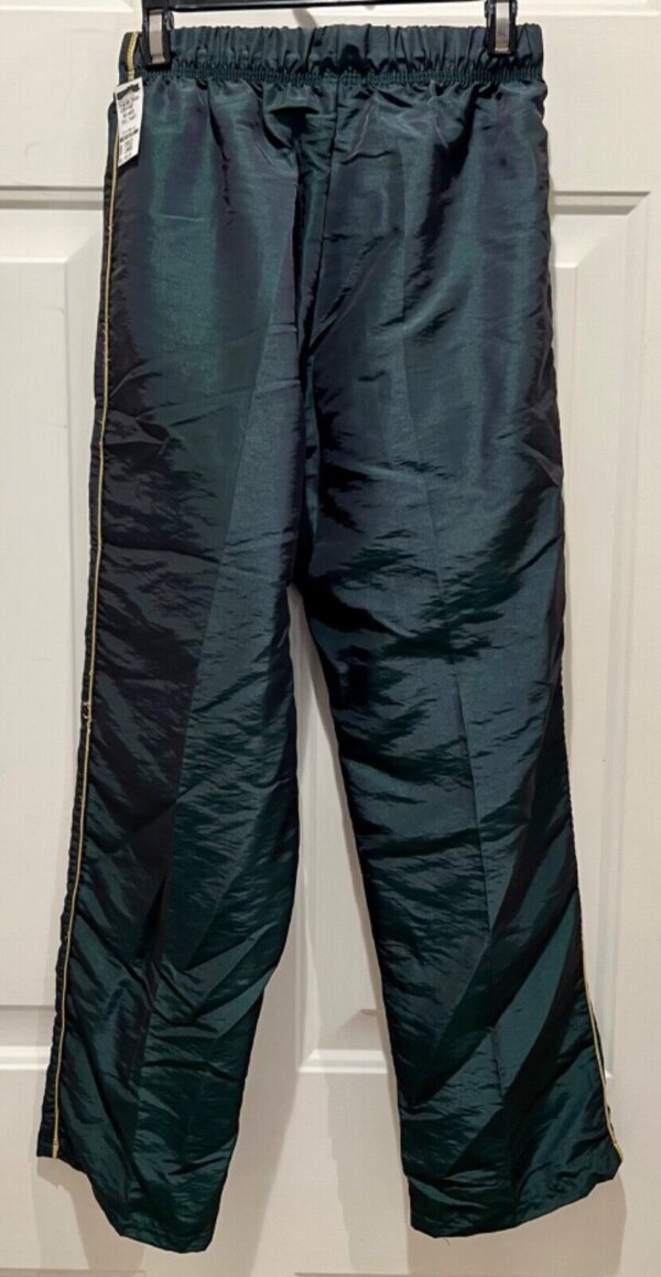 GK WARM UP PANTS CHILD LARGE FOREST IRIDESCENT GOLD MET GYMNASTIC ATHLETIC Sz L - Image 3