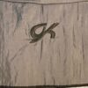GK SKATE GIRLS MEDIUM GRAY POLY FLEECE CRINKLE NYLON CROPPED RIBBON TRIM VEST M - Image 8