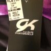 GK ELITE CHEER TOP ADULT MEDIUM TANK BACK TECHMESH BLACK NYLON PURPLE FOIL NWT! - Image 4