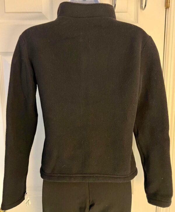 GK BLACK FLEECE PULLOVER ADULT SMALL HIGH COLLAR ICE SKATE ACTIVE OUTDOOR SZ S - Image 3