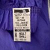 GK PULLOVER ADULT SMALL PURPLE CRINKLE NYLON GYMNASTS ACTIVEWEAR WARM UP JACKET - Image 5