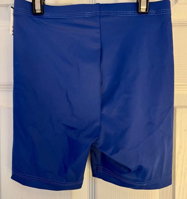 GK WORKOUT SHORTS GIRLS LARGE NAVY NYLON/SPANDEX GYMNASTICS DANCE CHEER CL NWT! - Image 3