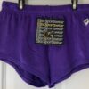 GK BOYS LARGE PURPLE GYMNASTIC RUNNING COMPETITION N/S CUT AWAY SHORTS Sz CL NWT