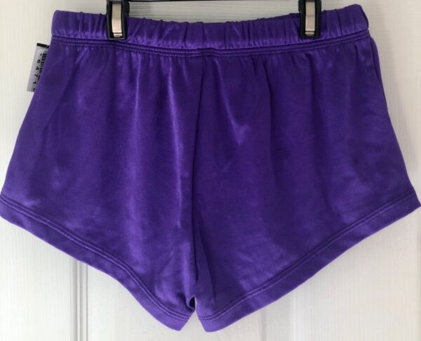 GK BOYS LARGE PURPLE GYMNASTIC RUNNING COMPETITION N/S CUT AWAY SHORTS Sz CL NWT - Image 5