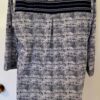ANTILIA FEMME LADIES MEDIUM NAVY AZTEC PRINT 3/4 SLV BOHO TOP Sz M - Image 6