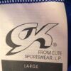 GK CHILD LARGE MINI WORKOUT SHORTS ROYAL NYLON/SPANDEX GYMNASTIC DANCE CHEER CL - Image 4