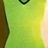 UNDER ARMOUR GK DEVOTION LIME   GYMNASTICS DANCE TANK LEOTARD AS - Image 2
